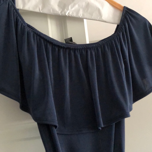 Forever21 Off the Shoulder Ruffled Bodysuit - Picture 3 of 8